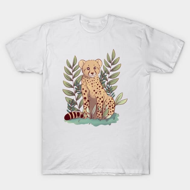 Cheetah Cub T-Shirt by Melissa Jan